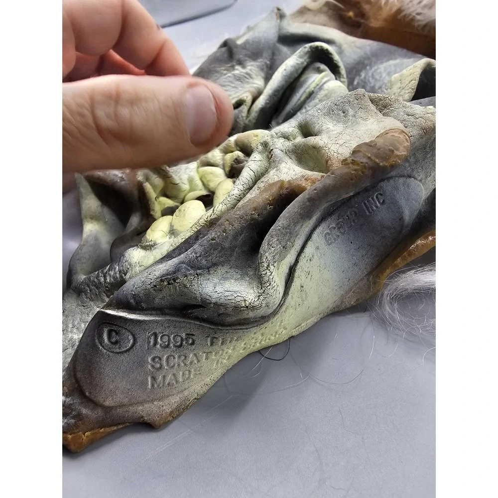 Vintage 1995‎ Paper Magic Spooky Monster Zombie Scary Teeth Latex Rubber Mask